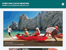 Tablet Screenshot of cabosanlucasbeaches.com